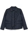 Fay Quilted Jacket 3 Hooks In Blue