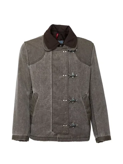Fay 4 Ganci Archive 3-in-1 Jacket In Gray