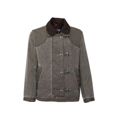 Fay 4 Ganci Archive 3-in-1 Jacket In Gray