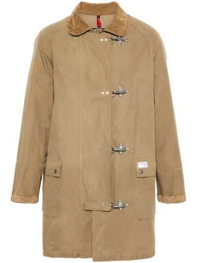 Fay 4 Ganci Coat In Brown
