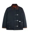 Fay 4 Ganci Cotton Jacket In Blue