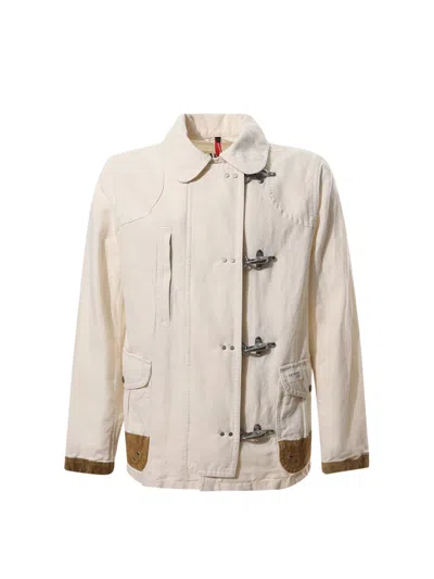 Fay 4 Ganci Jacket In Biancolana