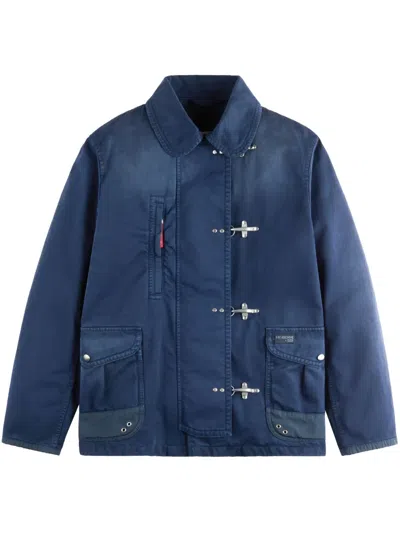 Fay 4-ganci Jacket In Blue