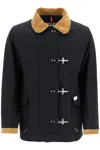 Fay "4-hook Canvas Jacket With Classic In Black