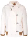 Fay Clasp-fastened Light-weight Jacket In White