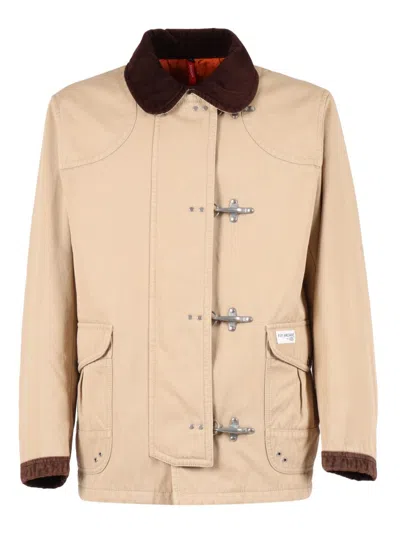 FAY 4 HOOKS ARCHIVE CLASSIC COTTON BUTTON-UP SHIRT