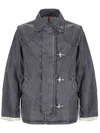 Fay Chic Four-button Mini Jacket In Gray