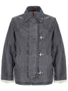 Fay Chic Four-button Mini Jacket In Gray