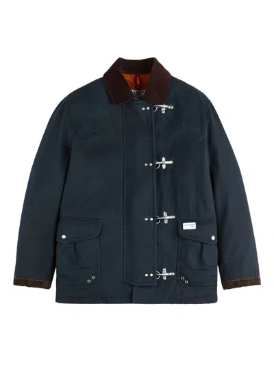Fay 4-hook Jacket In Blue