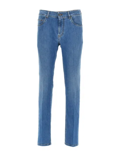 Fay 5 Pocket Jeans In Blue
