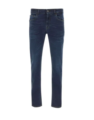 Fay 5-pocket Original Pants In Black