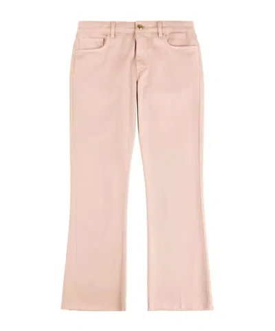 Fay 5 Pocket Trousers In Stretch Cotton In Pink