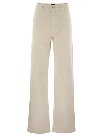 Fay 5 Pockets Flared Pants