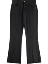 Fay Klassische Cropped-jeans In Black  