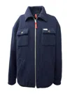 Fay Over Shirt-jacket Archive Imbottita In Blue