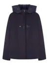 Fay Abrigo Alcochado - Azul In Black