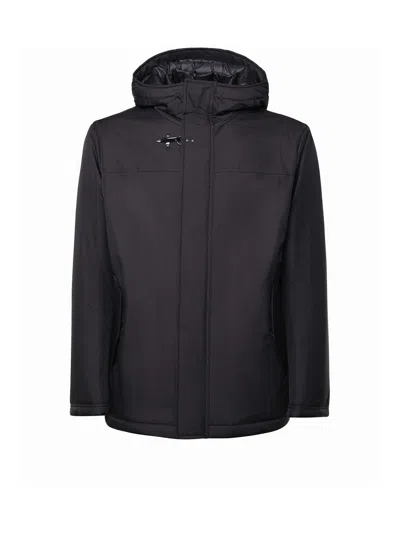 Fay Nylon Caban In Black