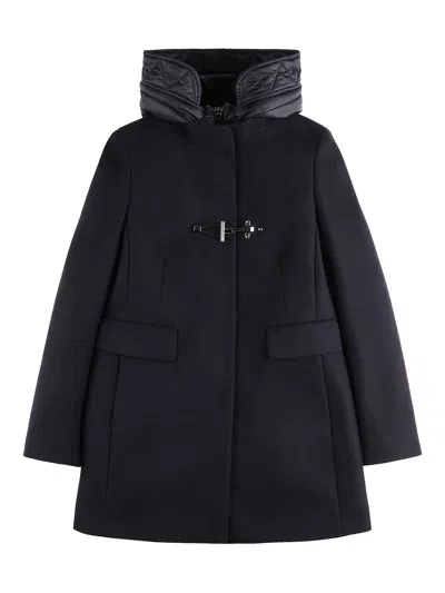 FAY ABRIGO MIDI - AZUL OSCURO