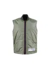 Fay Vest Sleeveless Side Pockets In Salvia Scuro