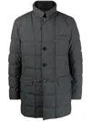 Fay Notched-collar Quilted Down Jacket