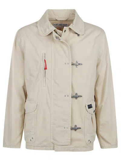Fay Casual Jacket In White