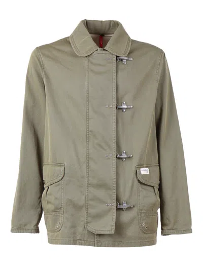 Fay Archive 4 Ganci Toggle Jacket In Green