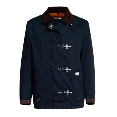 Fay Archive 4 Hooks Jacket In Blue