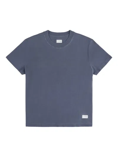 Fay Archive Label T-shirt In Blue