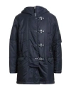Fay Archive Man Coat Midnight Blue Size S Polyamide