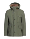 Fay Archive Man Coat Military Green Size Xl Cotton, Polyamide In Green