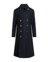 Fay Archive Man Coat Navy Size Xl Virgin Wool, Polyamide, Cashmere In Blue