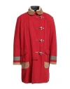 Fay Archive Man Coat Red Size Xxl Cotton In Red