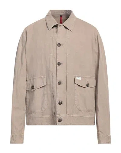Fay Archive Man Jacket Beige Size Xxl Cotton, Linen