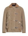 Fay Archive Man Jacket Beige Size M Cotton In Brown