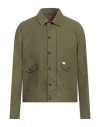 Fay Archive Man Jacket Military Green Size Xxl Cotton In Green