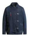 Fay Archive Man Jacket Navy Size Xl Cotton, Polyamide In Blue