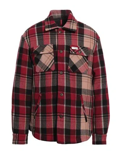 Fay Archive Man Jacket Red Size Xxl Wool, Polyamide In Multi