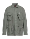 Fay Archive Man Jacket Sage Green Size Xxl Cotton, Linen