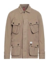 Fay Archive Man Jacket Sand Size Xl Cotton, Linen In Beige