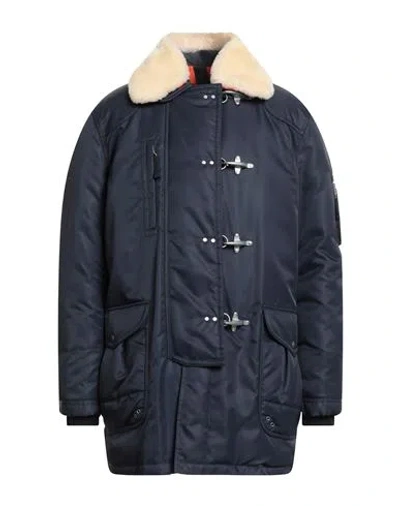 Fay Archive Man Puffer Midnight Blue Size Xxl Polyamide
