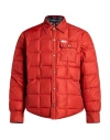 Fay Archive Man Puffer Rust Size S Polyamide In Red