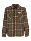 Fay Scottish Tartan Overshirt Jacket In Wool Blend In Multi