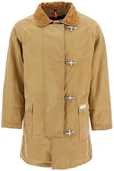 FAY ARCHIVE PADDED CANVAS JACKET COAT