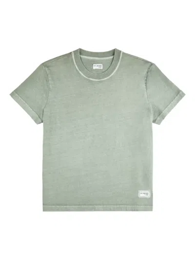 Fay Archive Ribbed T-shirt In Green