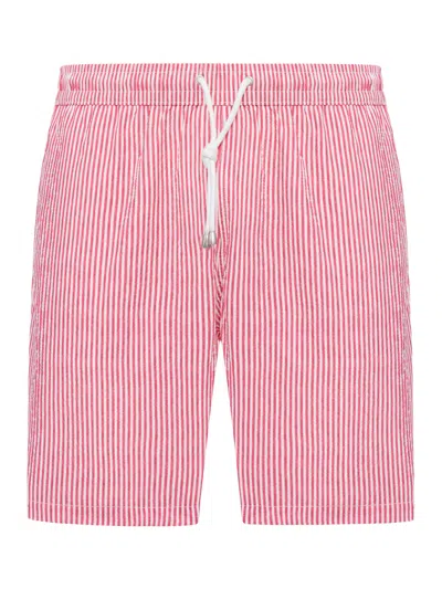 Fay Archive Striped Swimsuit In Pink