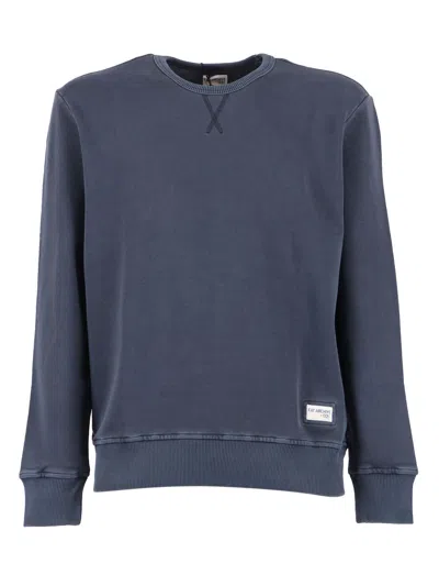 Fay Archive Sweatshirt In Blue