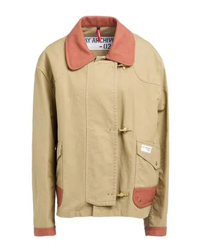 Fay Archive Woman Jacket Sand Size L Cotton, Lambskin In Neutral