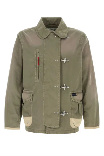 Fay Army Green Twill Jacket