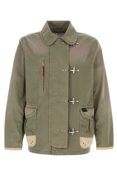 Fay Army Green Twill Jacket