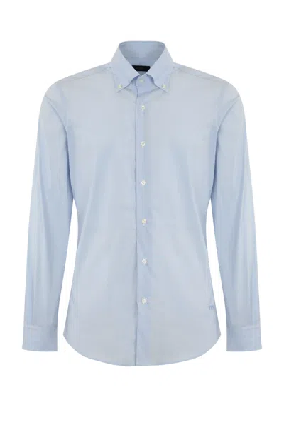 Fay Basic Cotton Blend Shirt
